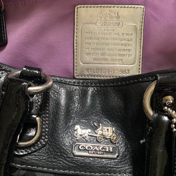 Coach - Julianne classic luxury cross body black satchel - Picture 4 of 4